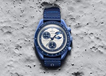 Montre MoonSwatch Moonswatch Mission to the Super Blue Moonphase fond