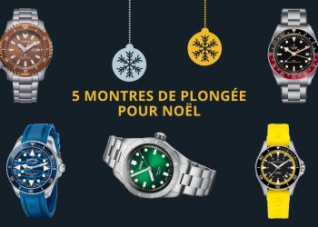 Selection montres plongée noel 2024