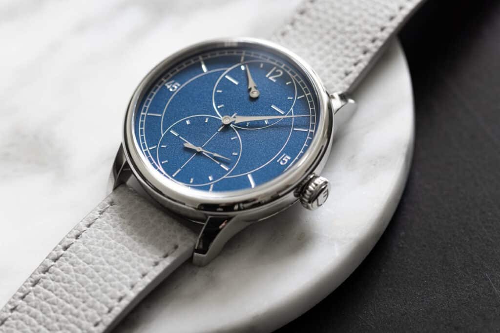 Louis Erard Régulateur Gravé Bleu